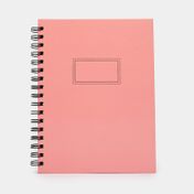 Cuaderno artístico Senfort A5 de 36 hojas negras, color rosado pastel