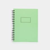 Cuaderno artístico Senfort A5 de 36 hojas negras, color verde pastel