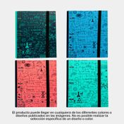 Pasta de argolla Senfort A4, diseño maths (surtido)