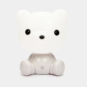 Lámpara de mesa, diseño oso blanco