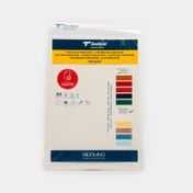 Cartulina purpurina A4 de 330 g x 5 hojas, colores pastel