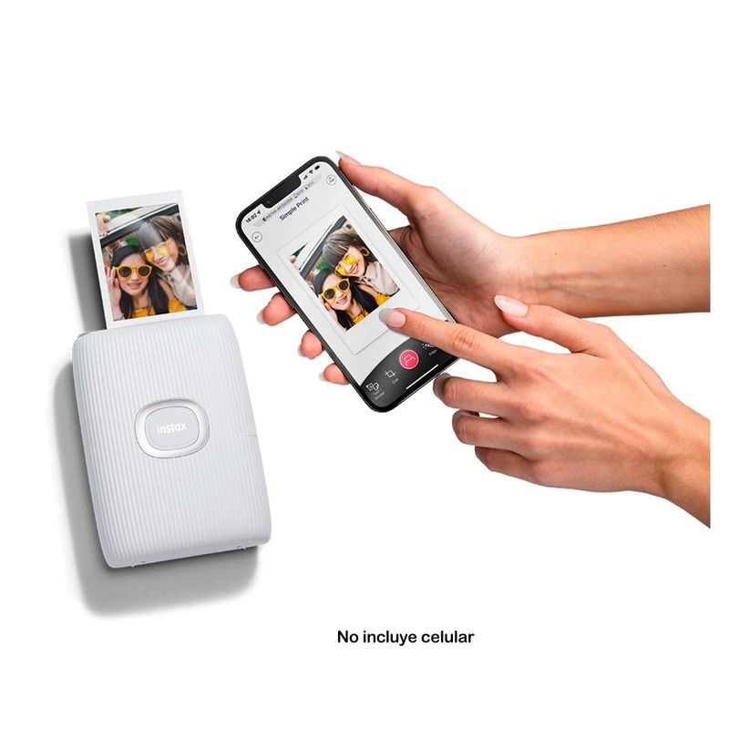 Impresora Instax Mini Link 2 para fotos instantáneas, blanca