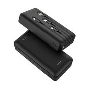 Batería portátil de 20.000 mAh 2.1A, negra