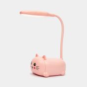 Lámpara flexible de mesa, diseño gato (surtida)