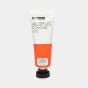 Acrílico de 75 ml, naranja neón