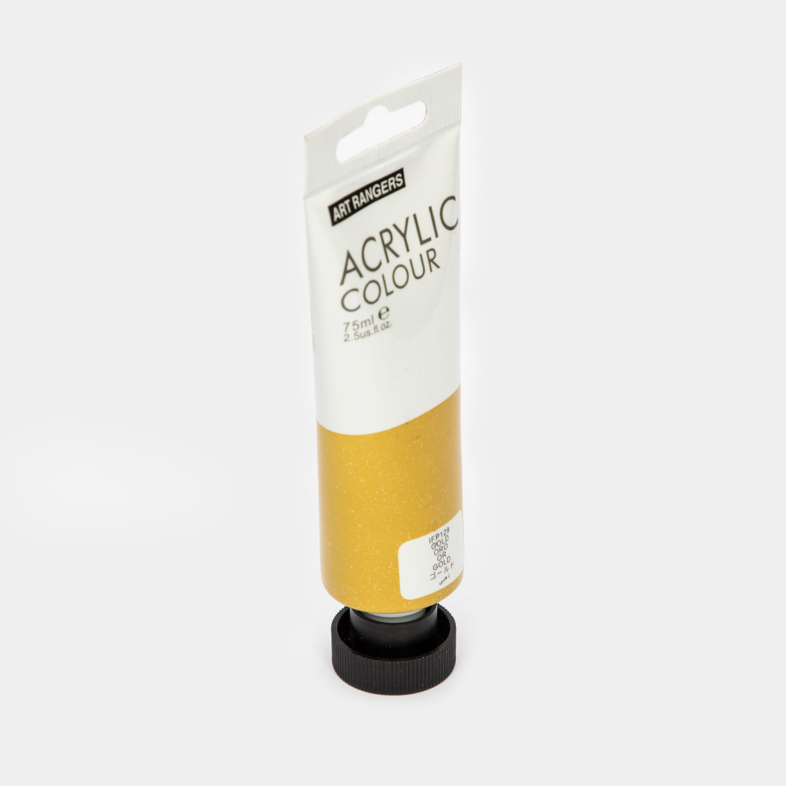 Acrílico de 75 ml, dorado