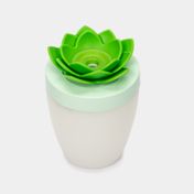 Humidificador USB, diseño suculenta verde