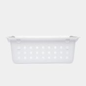 Canasta Sterilite, blanca con gris