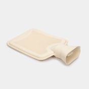Bolsa para agua caliente de 2 litros con funda café, diseño nube