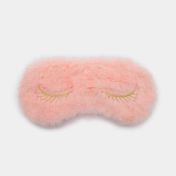 Bolsa térmica de 1 L con funda rosada + antifaz para dormir