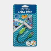 Cable de carga USB con protector, verde