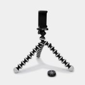 Trípode flexible para celular con obturador remoto