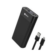 Batería portátil 20.000 mAh 2.1A, negra