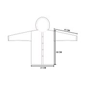 Impermeable con capota talla M (surtida)