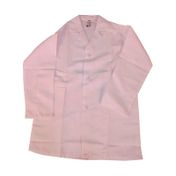 Bata antifluidos para laboratorio, color blanco talla 8