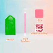 Kit de piedritas para mandala, diseño caleidoscopio
