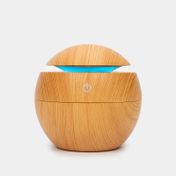 Humidificador de aroma de 130 ml - esfera tipo madera