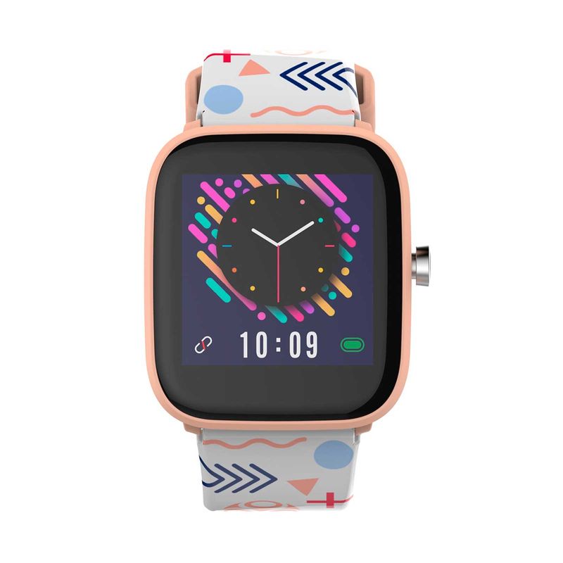 posición Admirable habilidad Smartwatch Multitech para niña, blanco con rosado