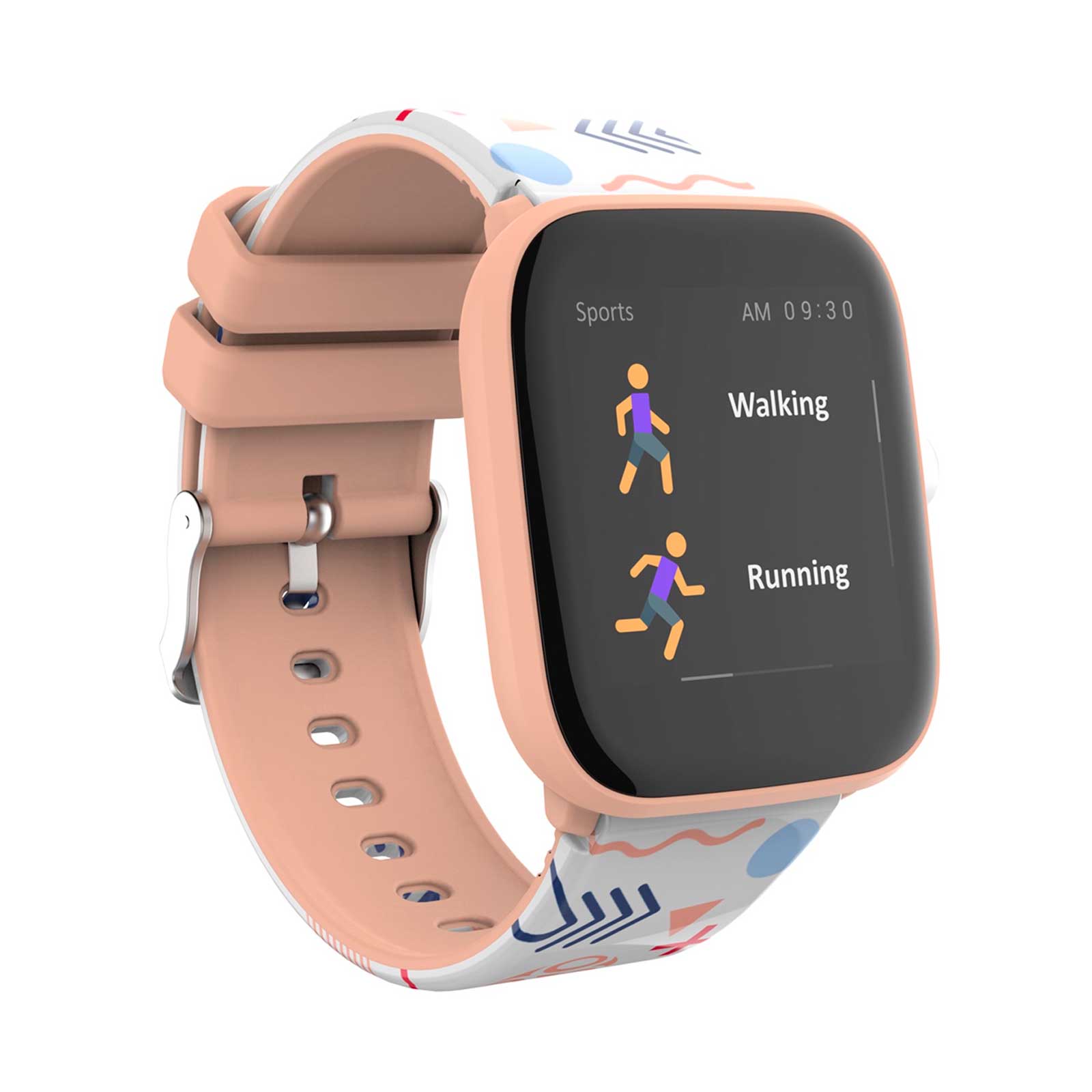 posición Admirable habilidad Smartwatch Multitech para niña, blanco con rosado