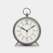 Reloj de mesa con alarma, gris