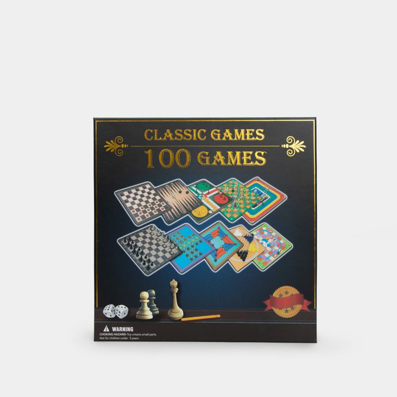 Juego De Mesa Set De Colección 100 Juegos Clásicos