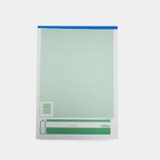 Bloc de papel bond milimetrado 1/8 x 50 hojas