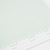Bloc de papel bond milimetrado 1/8 x 50 hojas