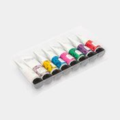 Acrílico de 22 ml x 8 unidades, colores escarchados