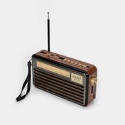 Radio AM/FM de 4.2 W RMS con panel solar y lámpara