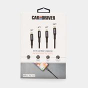 Cable USB a lightning trenzado x 4 unidades
