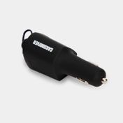 Cargador para carro con puerto USB 2.1 AMP y manos libres, negro