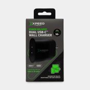 Cargador dual de pared USB-C, 36 W