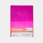 Cartulina metalizada de 1/8 (colores surtidos) x 6 unidades