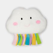 Almohada con diseño de nube con tiras