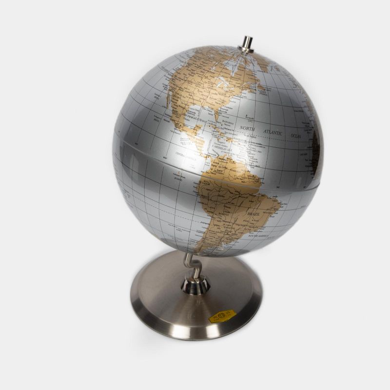 GLOBO TERRAQUEO DORADO - UN LUGAR EN EL MUNDO