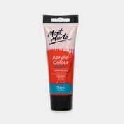 Pintura acrílica de 75 ml, color bermellón