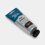 Pintura al óleo de 75 ml, color rojizo marrón