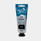 Pintura al óleo de 75 ml, negro Marte