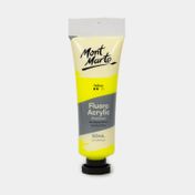 Pintura acrílica de 50 ml, amarillo fluorescente