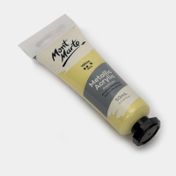 Pintura acrílica de 50 ml, amarillo metalizado