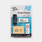 Set de borradores para arte x 4 piezas