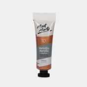 Pintura acrílica metalizada de 50 ml, bronce