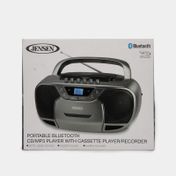 Grabadora de 5 W RMS para casete y CD, con Bluetooth y radio AM / FM