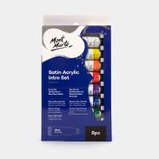 Set de acrílico satinado Mont Marte de 18 ml x 8 unidades