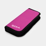 Set de pinceles para óleo con estuche fucsia x 11 piezas