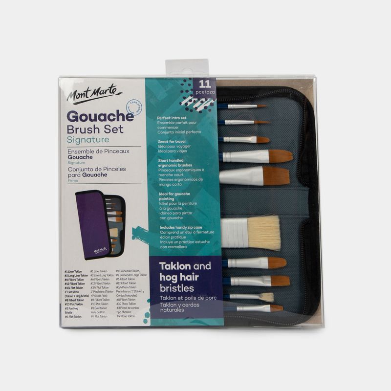 set-de-pinceles-para-gouache-con-estuche-morado-x-11-piezas-9328577038983
