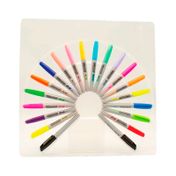 Marcadores permanentes Primavera x 20 unidades + cartilla de mandalas