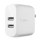 Cargador de pared dual + Cable USB-C blanco, 1 m