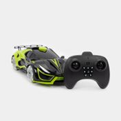 Carro deportivo a control remoto con luz, vapor y sonido, verde