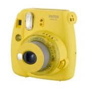 Kit de cámara Fujifilm Instax Mini 9 amarilla + pinzas
